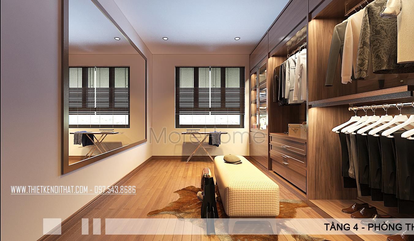 Thiết kế nội thất biệt thự hiện đại tại VinHome Thăng Long